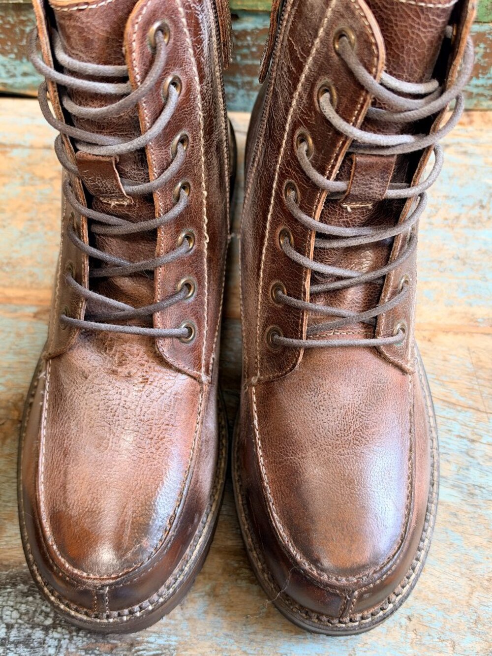 Roan by Bed/Stu Mabe II Lace Boots Grey Suede Color New Size: 10